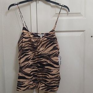 NWT Nine west  silky shirt size xl